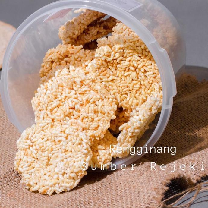 Bisajakok- Rengginang Matang Mateng Bukan Mentah + Toples Terasi Bawang Original