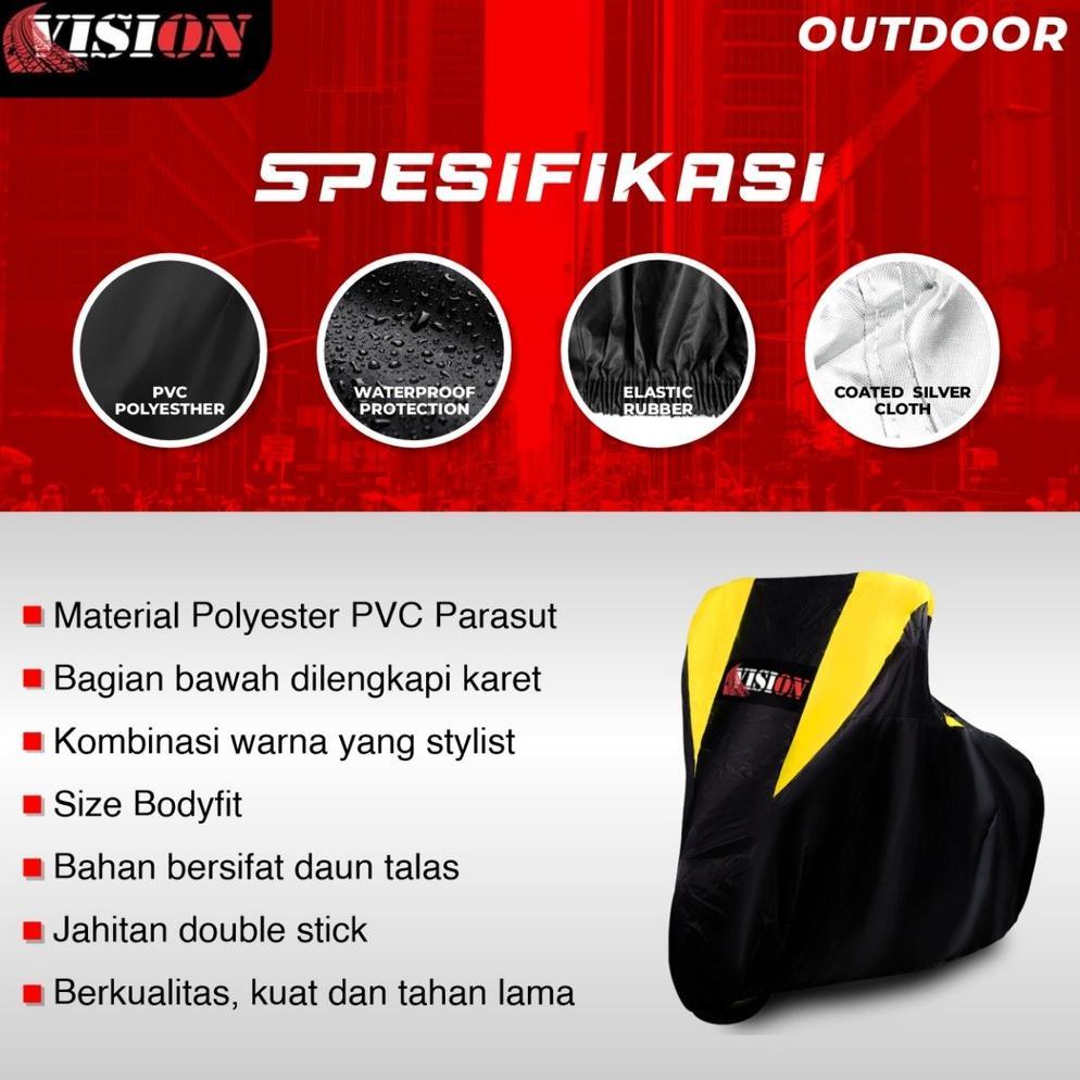 NEW PROMO Sarung Motor Beat Waterproof Anti Air dan Panas / Cover Selimut Penutup Sarung Mantel Moto