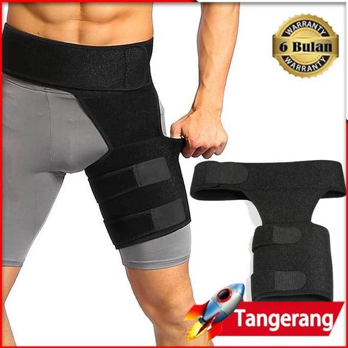 SMO Hip Joint Support Panjang 116cm Stabilizer Deker Paha Panggul Strap Penyangga Paha