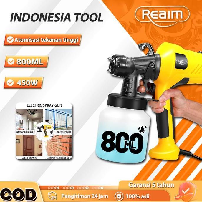 WARUNGSUHAT67 - REAIM ELECTRIC SPARY ALAT SEMPROT LISTRIK CAT ALAT MODEL BARU YANG DITINGKATKAN SEMP