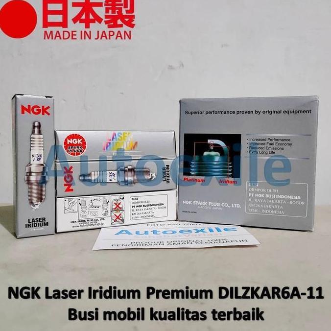 Busi Mobil NGK LASER IRIDIUM Premium DILZKAR6A-11 Juke Evalia Livina