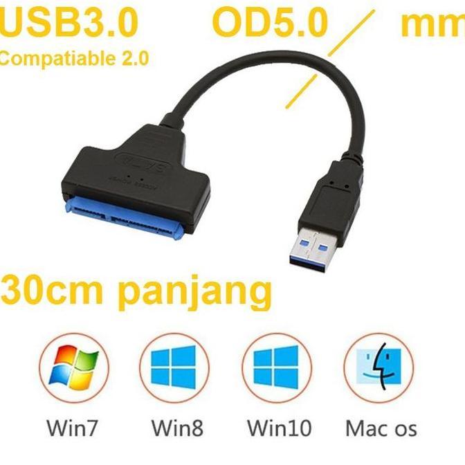 Lansungkirim- Konektor Conector Kabel Usb Hdd Laptop 2.5 Hardisk External Sata Usb