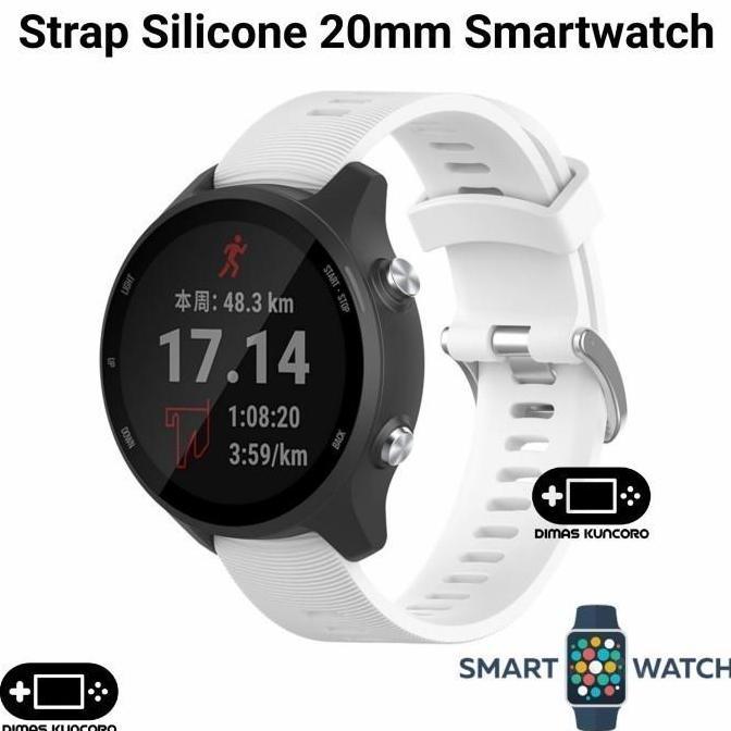 Strap Silicone 20mm Zeblaze Vibe Lite GTR 1 3 Hybrid Silikon Tali Jam