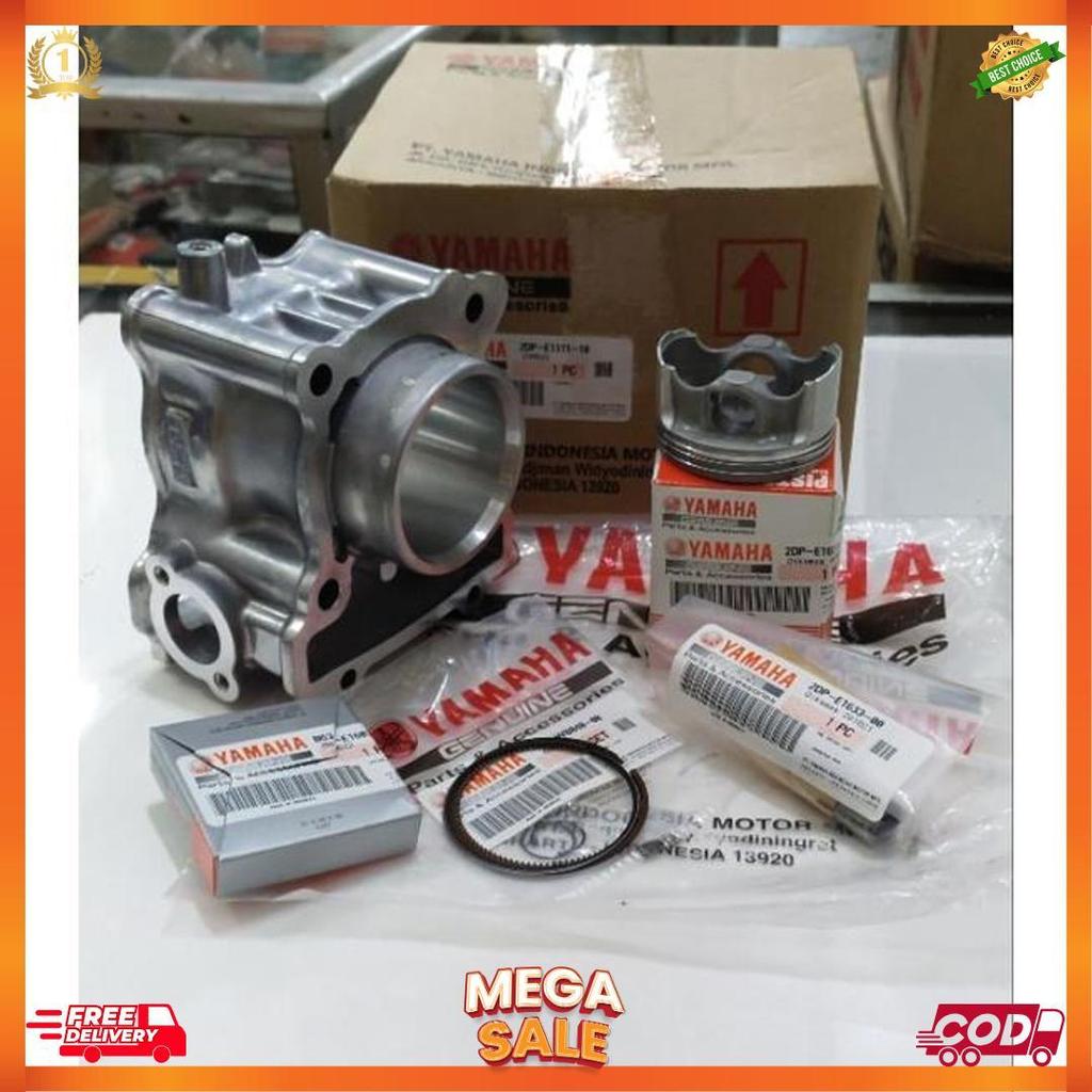 BLOK SEHER PISTON KIT NMAX AEROX R15 NEW V3 ORIGINAL YAMAHA GENIUN PART [S1]