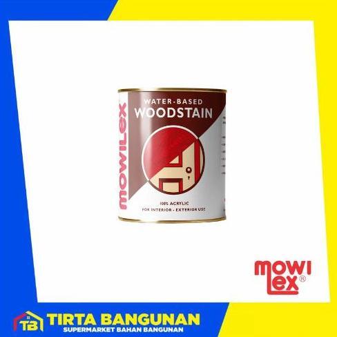 MOWILEX WOODSTAIN PAINT CAT KAYU WATER BASED CAT PELAPIS KAYU PREMIUM 1 LITER Termurah