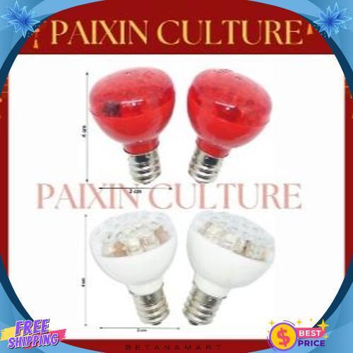 Bohlam lampu Sembahyang LED Lianhua Teratai Merah Putih E12
