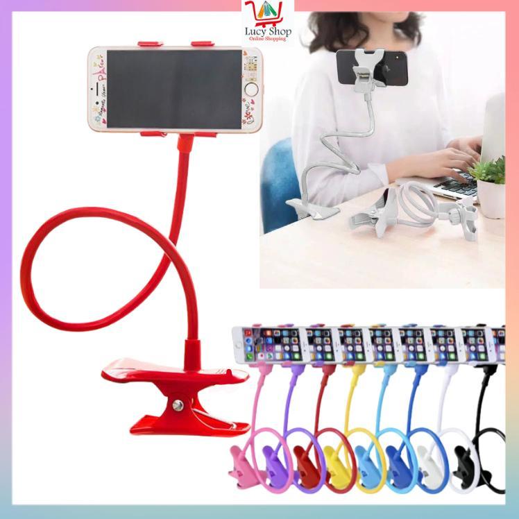 CUCI GUDANG Lazypod Jepit Holder HP Tablet Universal Standing Fleksibel