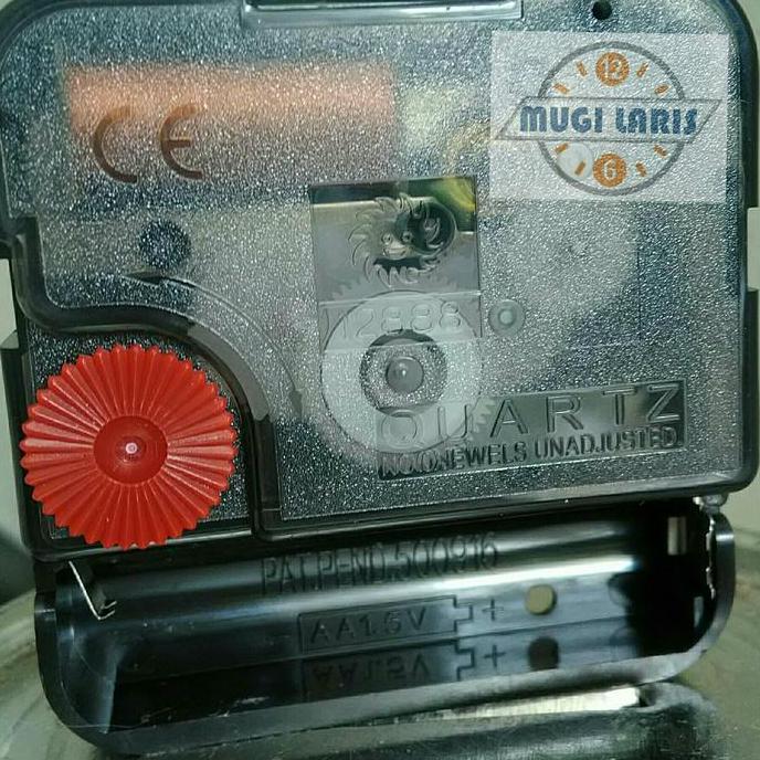 Mesin jam dinding 12888 sweep