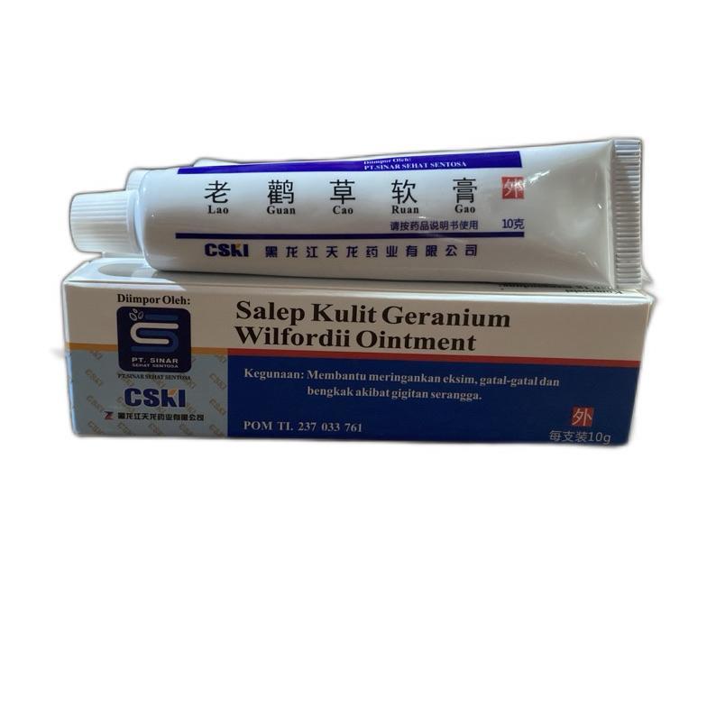 Salep Geranium 10 Gram - Salep Kulit Geranium Wilfordii Ointment