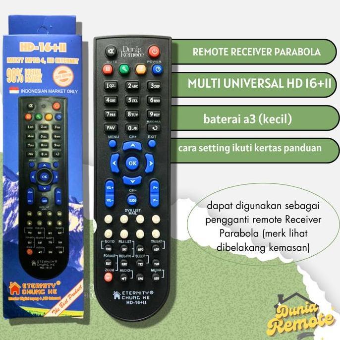 Remot Remote Multi Receiver Parabola HD MPEG4 master HD 16+II Tr Universal