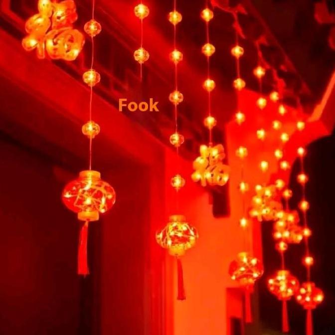 LAMPU HIAS IMLEK LED 3.5 METER LAMPU GANTUNG IMLEK LAMPU TIRAI IMLEK DEKORASI CNY 3.5METER LAMPU HIA