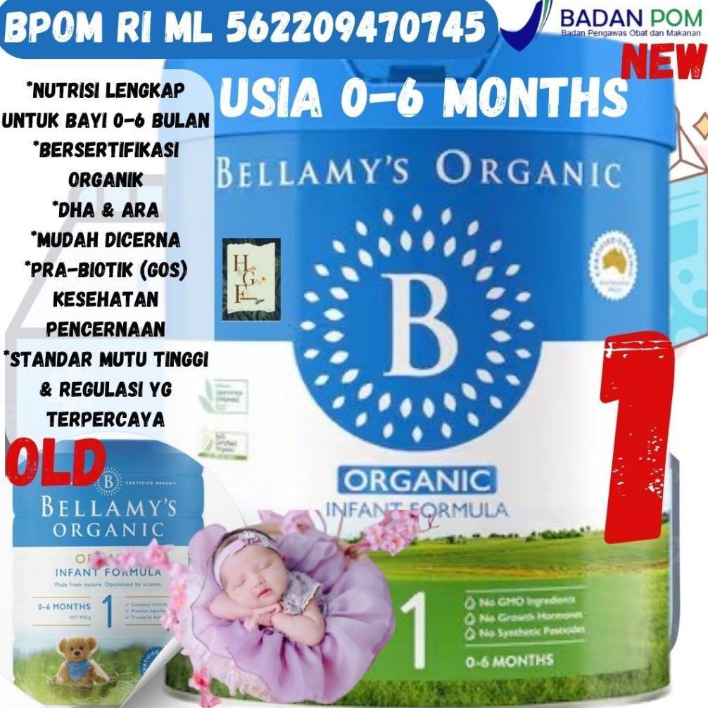 susu formula bayi anak organik bellamys organic baby milk step 1