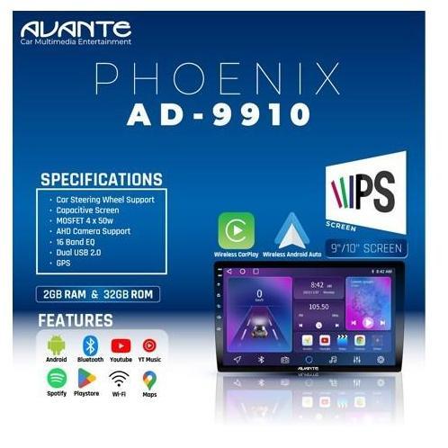 zakisellerdups - android head unit 10" inch avante phoenix ram 2/32 gb by pioneer