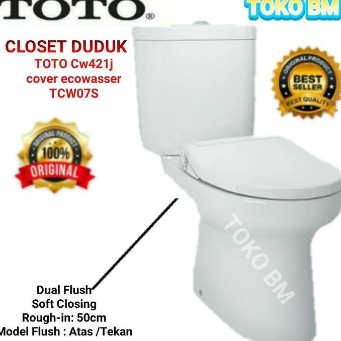 Diskon Closet Duduk Toto Cw 421 J/Kloset Toto Cw 421J Putih