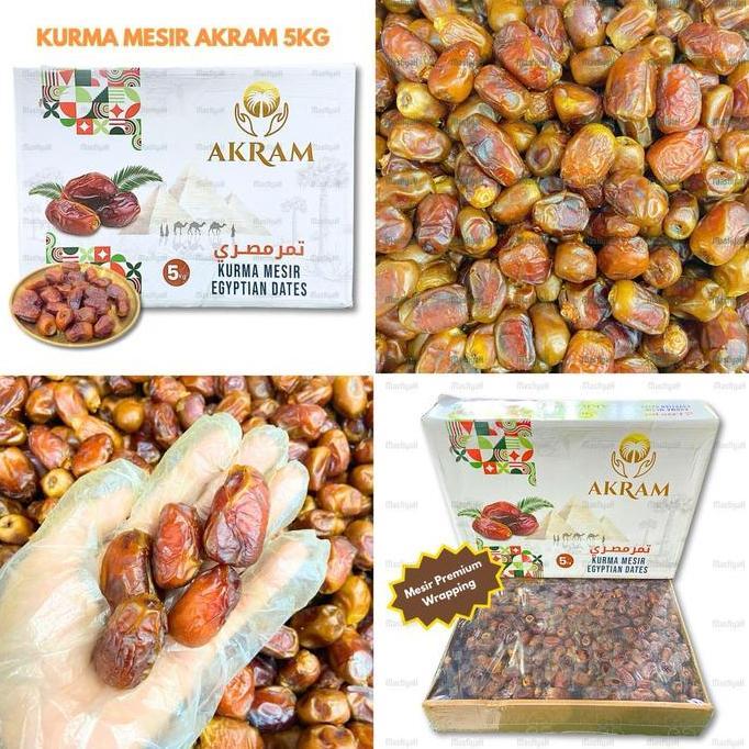 KURMA AKRAM 5KG KURMA 5KG KURMA MESIR 5KG KURMA TUNISIA 5KG HEALTHY FOOD BOOSTER CEMILAN SEHAT HAMPE
