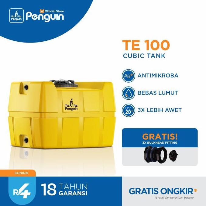 Spesial Penguin Tangki Air 1000 Liter Te 100 Cubic Tank Tandon Toren Kotak