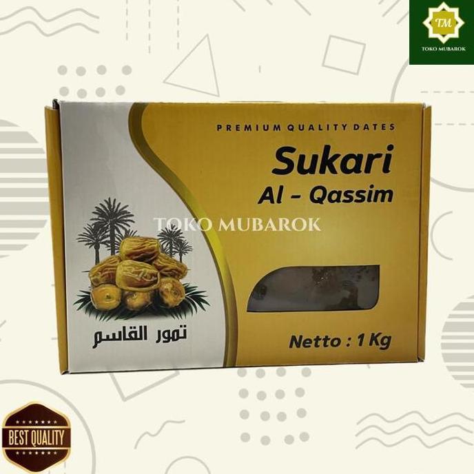 KURMA SUKARI MADINAH 1kg - SUKARI AL QASSIM PREMIUM
