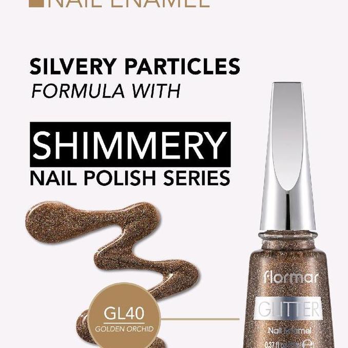 Pickme- Kutek Glitter Flormar Nail Art Polish Kuku