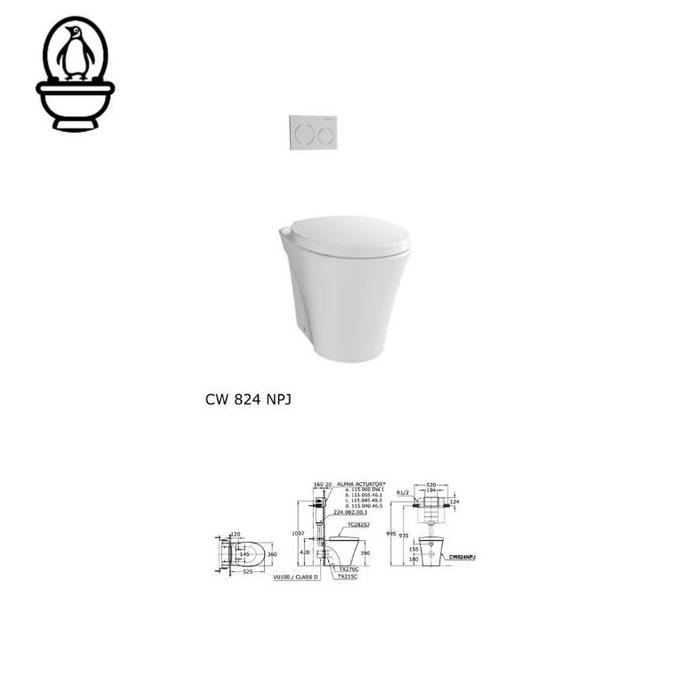 Terjangkau Tombol Geberit Alpha 115.040.46.1/5 Utk Kloset Tanam