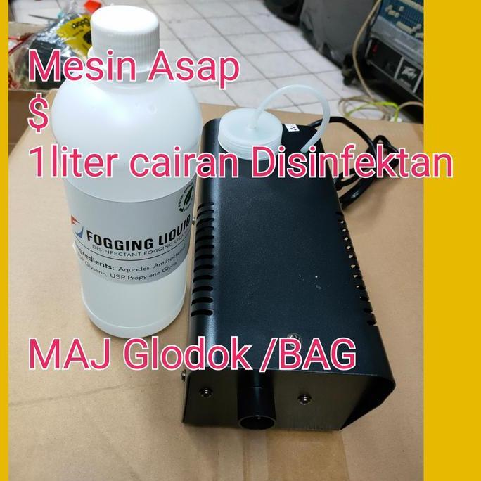 Paket mesin asap dan cairan disinfektan