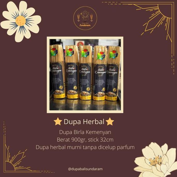 HIO DUPA HERBAL BIRLA PREMIUM (GAHARU,CENDANA,KEMENYAN)