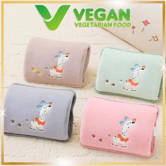 Bantal Air Panas Electric Bulu Tebal Lembut / Kompres Listrik