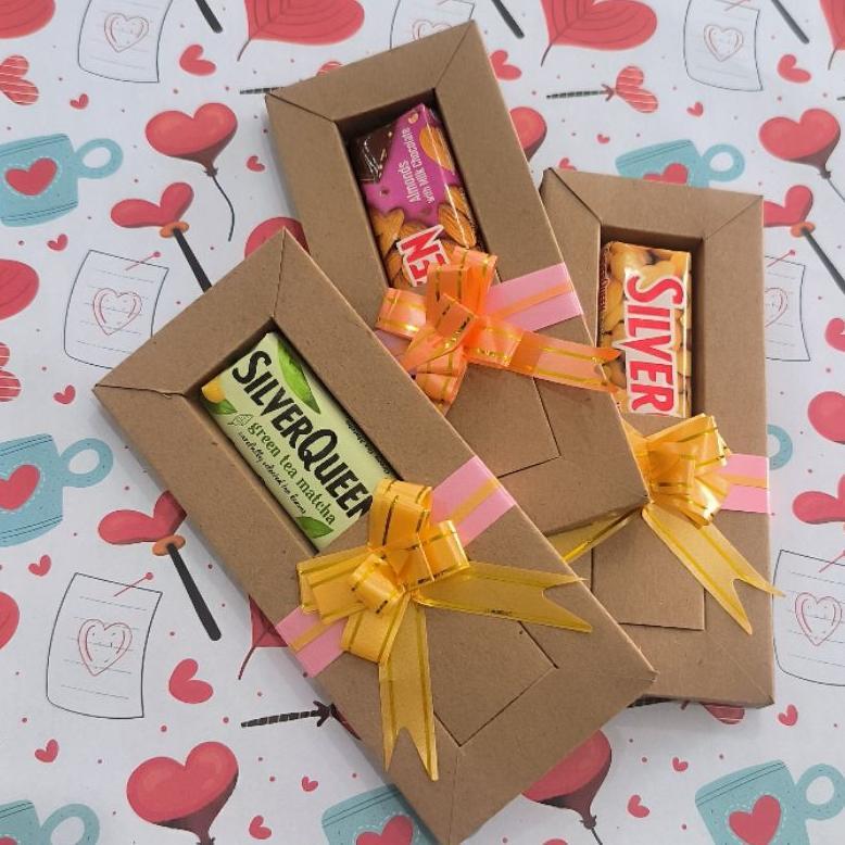 Hampers Coklat Box / Coklat Valentine / Coklat Silverqueen / Cadburry / Delfy / Coklat Mini Box Cod