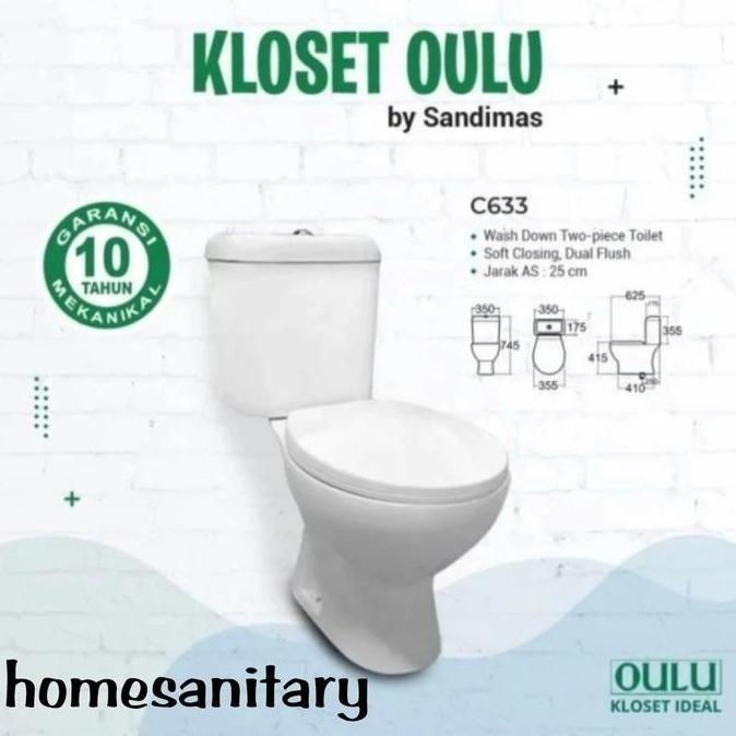 Terjangkau Toilet Closet Duduk Ulu Paket Hemat Tinggal Pasang