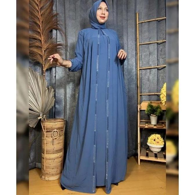 Gamis Terbaru Style Fatimah Bahan Ceruty Babydoll Premium Muslim Wanita Dress Dewasa Remaja Mewah / 