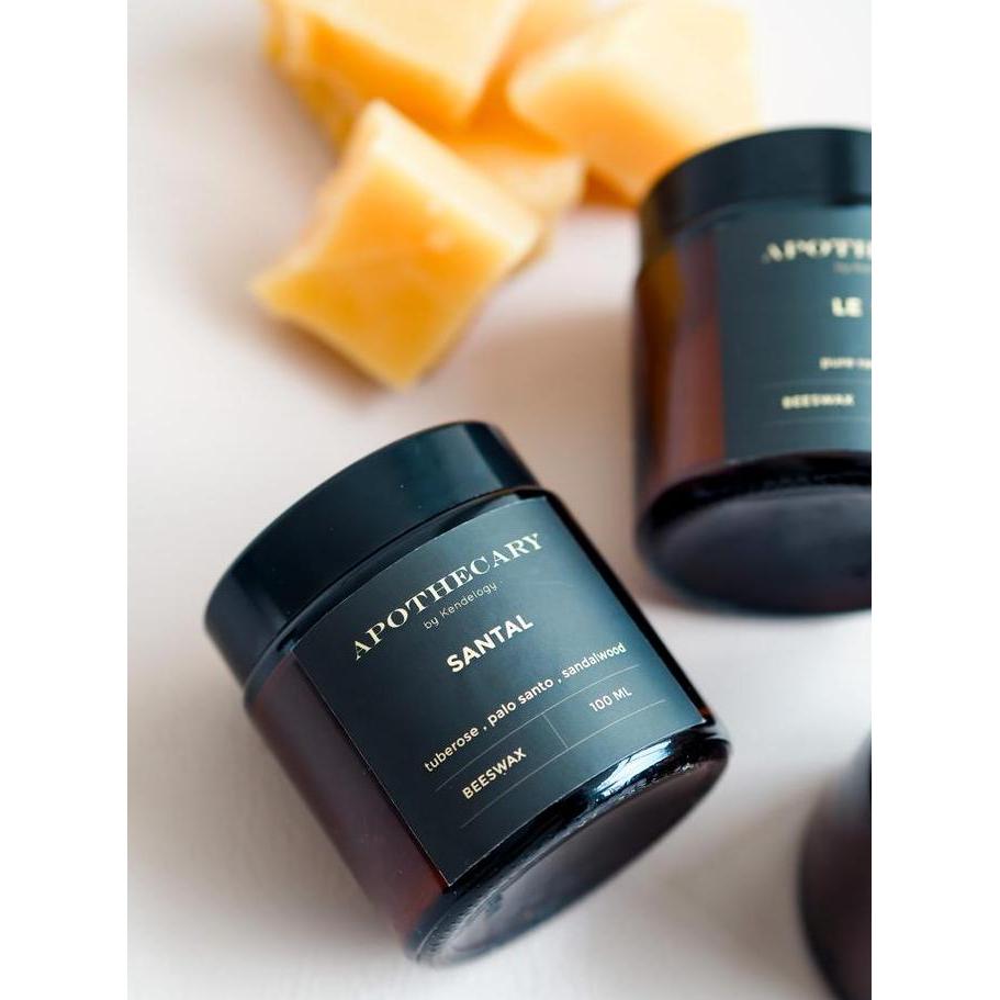 Kendelogy Apothecary Beeswax Candles Lilin Lebah Scented organic