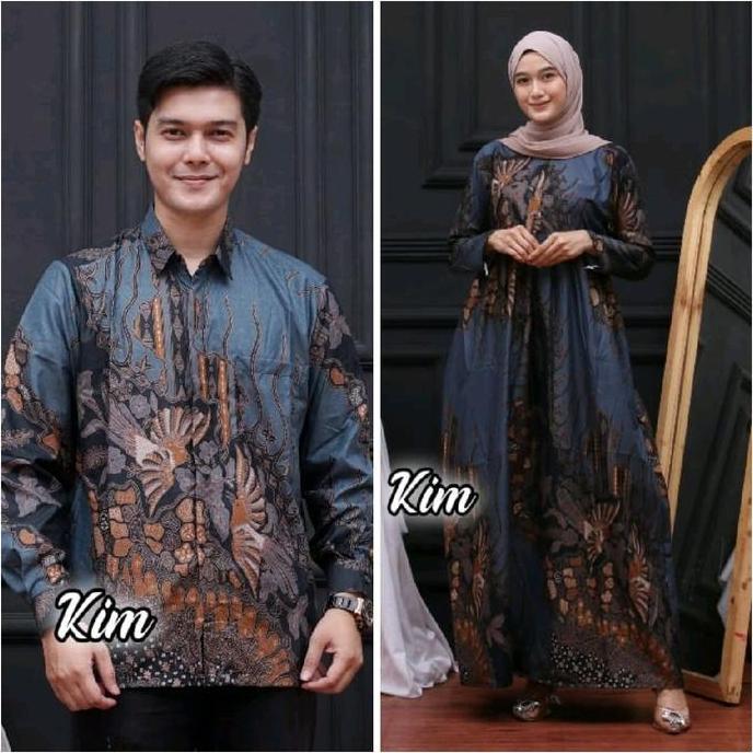 Baju Lebaran Couple Gamis Couple Suami Istri Sarimbit Lebaran 2026