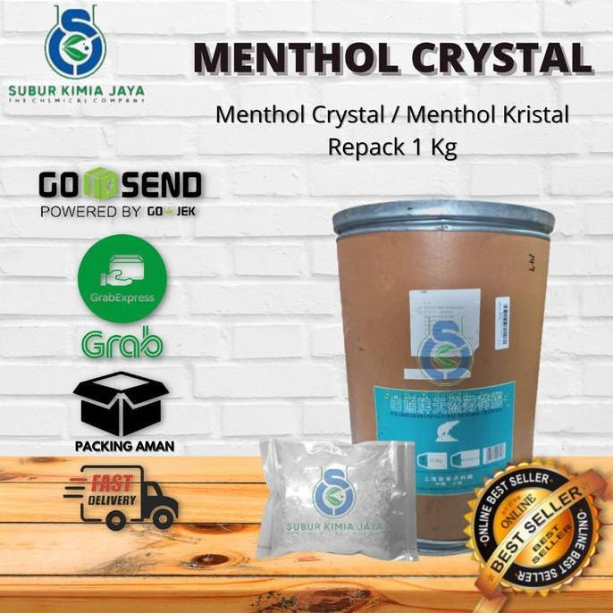 MENTHOL CRYSTAL / Mentol Kristal 1KG / Campuran pada produk makanan, kesehatan, & body care