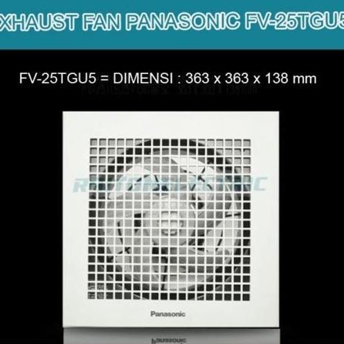 Hexos / Exhaust Plafon Ventilating Fan Panasonic FV-25TGU5 / Kipas