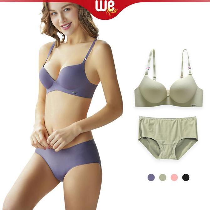 DB121 - [559SET] BRA SET JUTSYLE FRANCE - TANPA KAWAT - 1SET BRA DAN CD