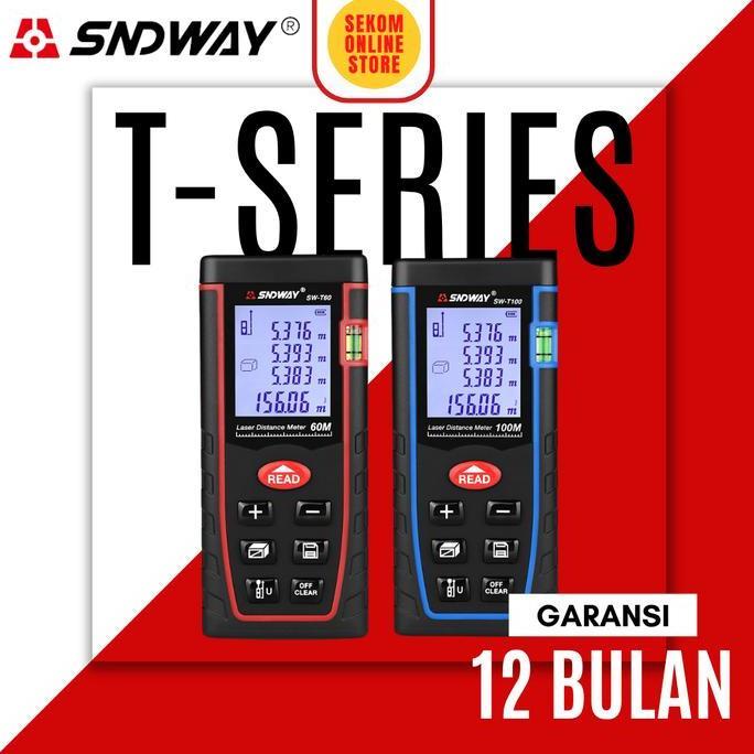 SNDWAY METERAN LASER DIGITAL DISTANCE LASER METER DIGITAL 100 METER SW-T100