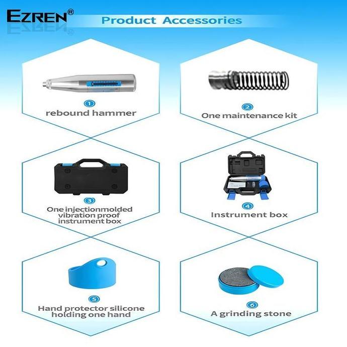 Ezren HT225 A Hammer Concrete Hammer Test Detector Alat Uji Beton