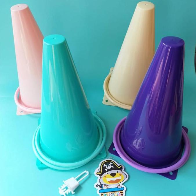 Mainan Lempar Cincin Kerucut Cone Ring - Cone Rintangan Olahraga - Kerucut Rintangan