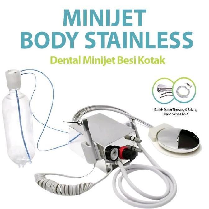 MiniJet Dental Unit Portabel Baksos Dental unit Portable Kerak Gigi