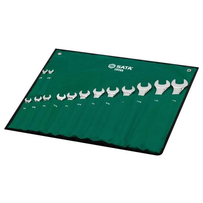 KUNCI RING PAS SET INCH 09069 - COMBINATION WRENCH INCH SAE SATA TOOLS