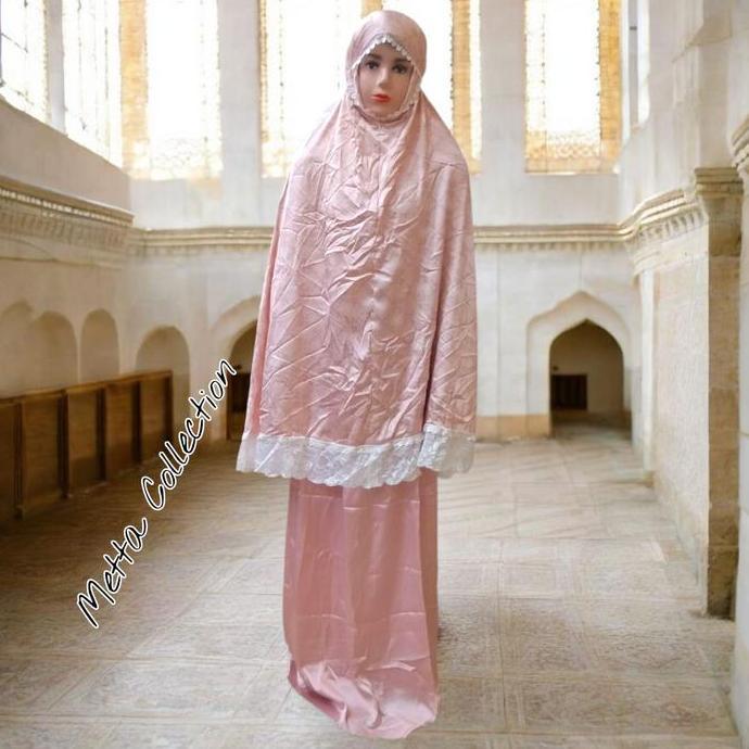 Mukena Armanii Silk Satin Print / Motif Anak Kids Premium 5 - 10 Tahun