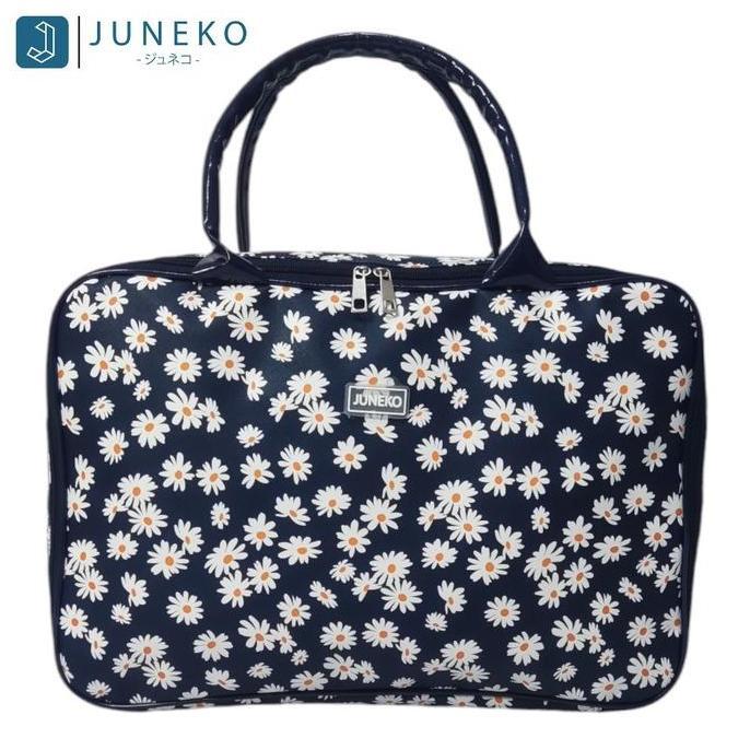 Wscx- Juneko Koper Motif Medium - Tas Koper Motif Tas Pakaian Travel Wanita Mudik Ukuran Sedang