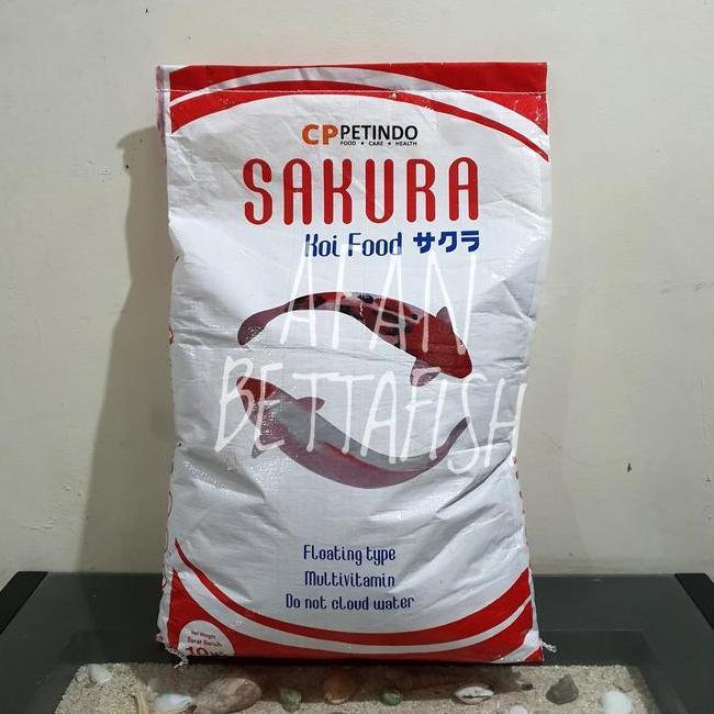 Pakan Ikan Koi Sakura Koi Food 10Kg 5Mm Pelet Ikan Koi 10 Kg 5 Mm