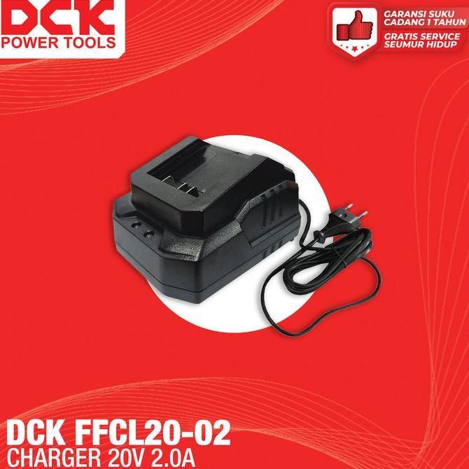 DCK CHARGER BATTERY / BATERAI 20V 2.0 AMPERE
