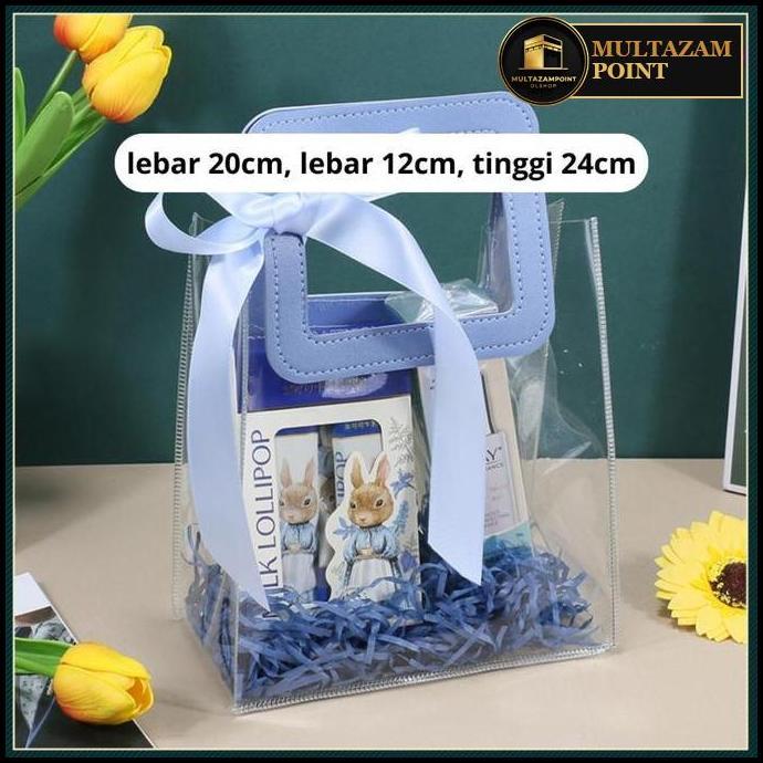 Tas Mika PVC Tas Souvenir Totebag Goodie Bag Tas Kemasan Oleh Oleh Haji Umroh Tahlilan Tasyakuran