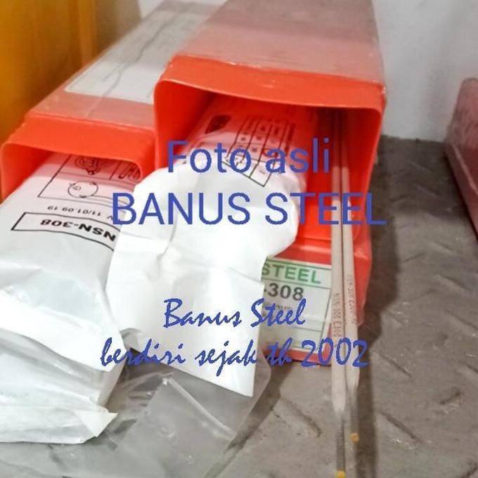 Procing- Kawat Las Stainless 2,6 Mm Nikko Steel Nsn 308 Kawat Las Cantum Per Kg