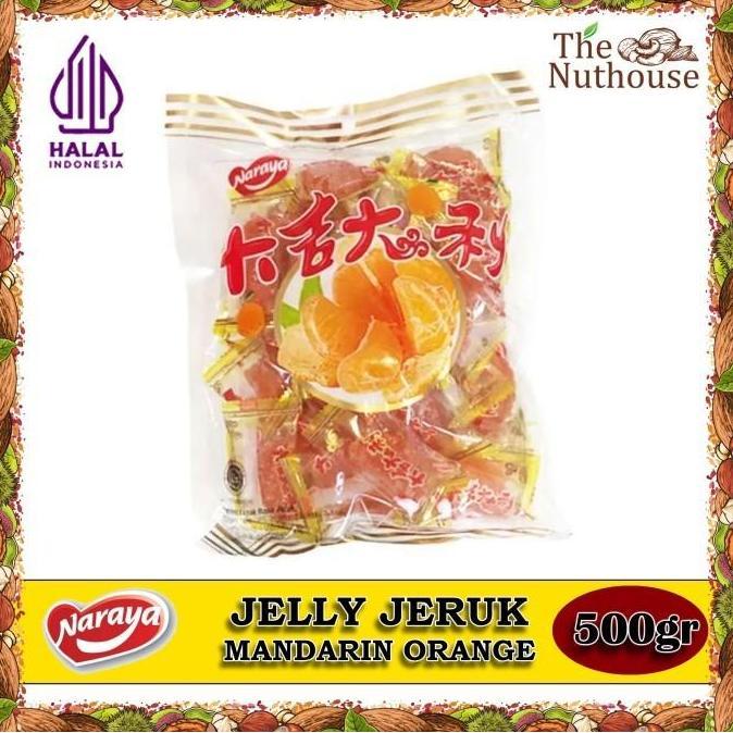 Naraya Jelly Jeruk Mandarin Orange 500gr [HALAL]