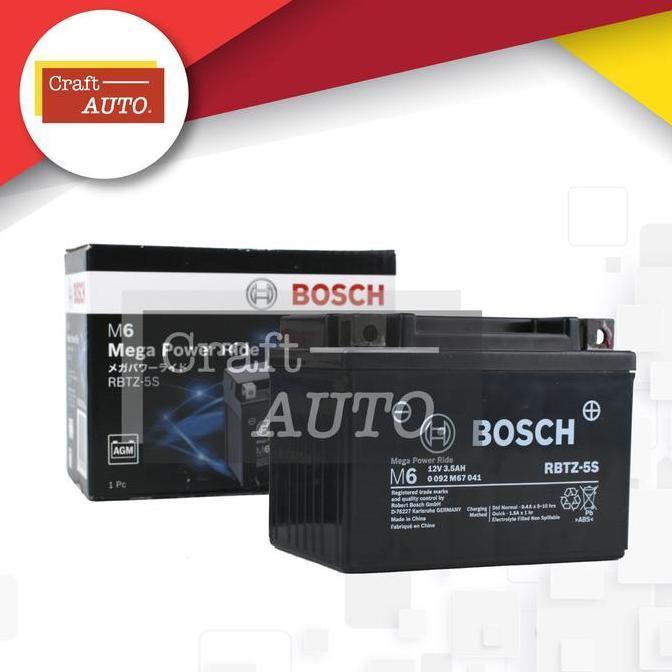 Aki Motor Honda Vario 110 Matic Bosch RBTZ-5S