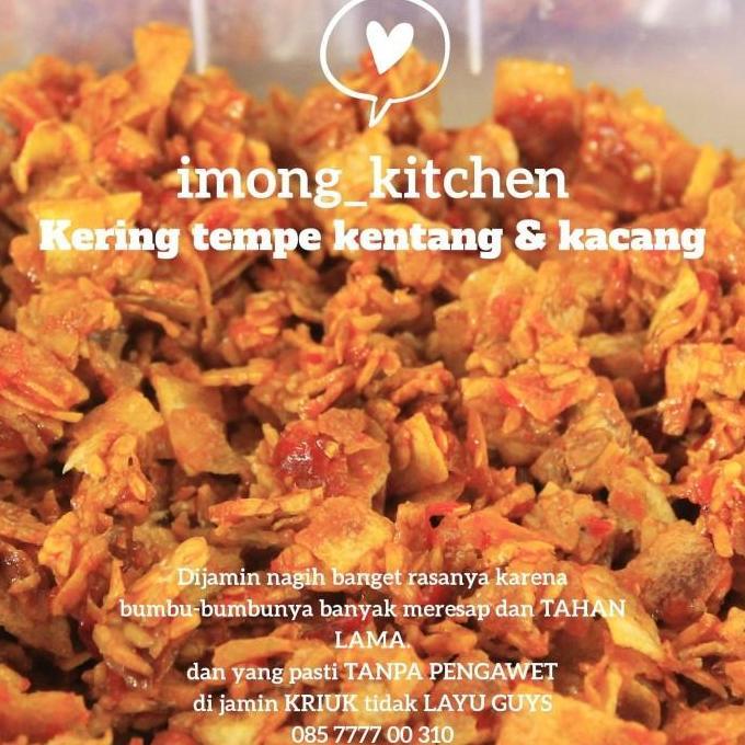 KERING TEMPE KENTANG KACANG PEDAS MANIS GURIH