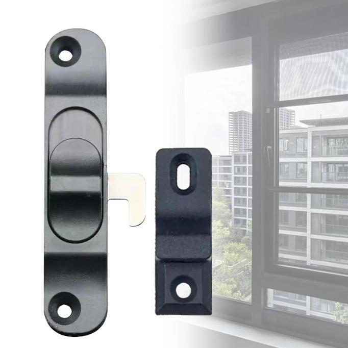 CARFST Kunci Jendela Aluminium Geser Kunci Grendel Pengunci Jendela Geser Grendel Slot Sliding Windo