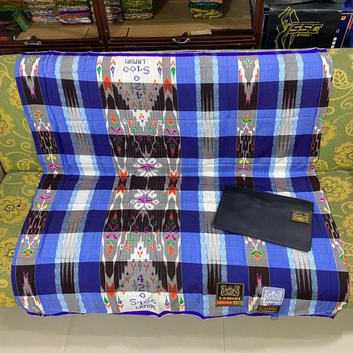 Termurah / Hot Sale Sarung Lamiri Kotak Mgt Super Full Sutra 100% Songket